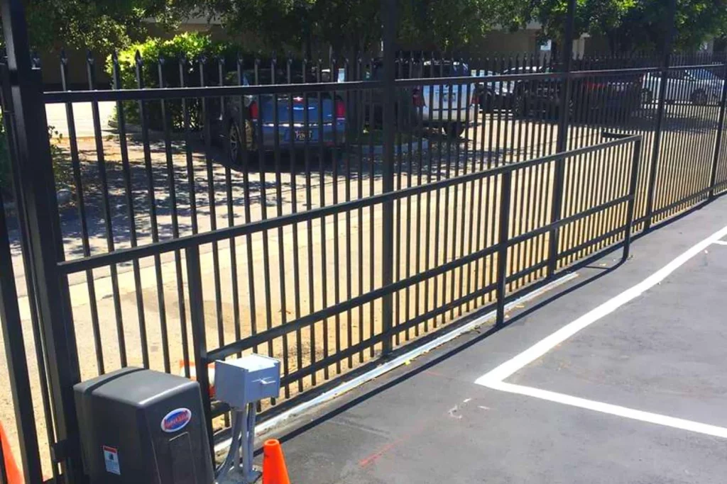 Commercial Automatic Privacy Iron Gate and Intercom Installation in Studio City, CA